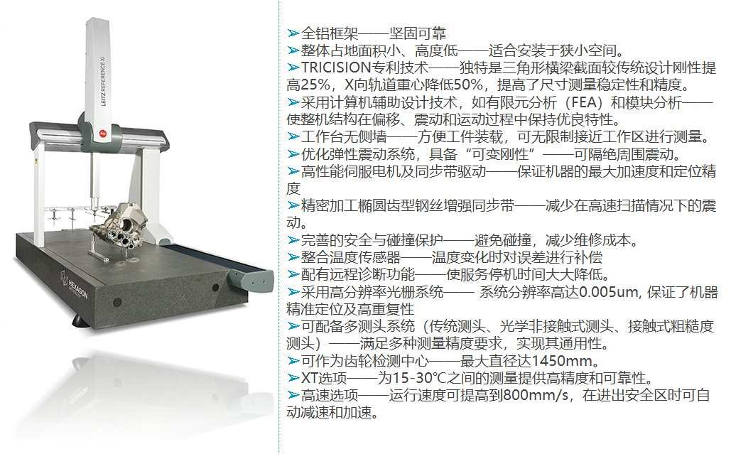 Leitz Reference Xi?？怂箍禈蚴綔y(cè)量機(jī)的特點(diǎn)